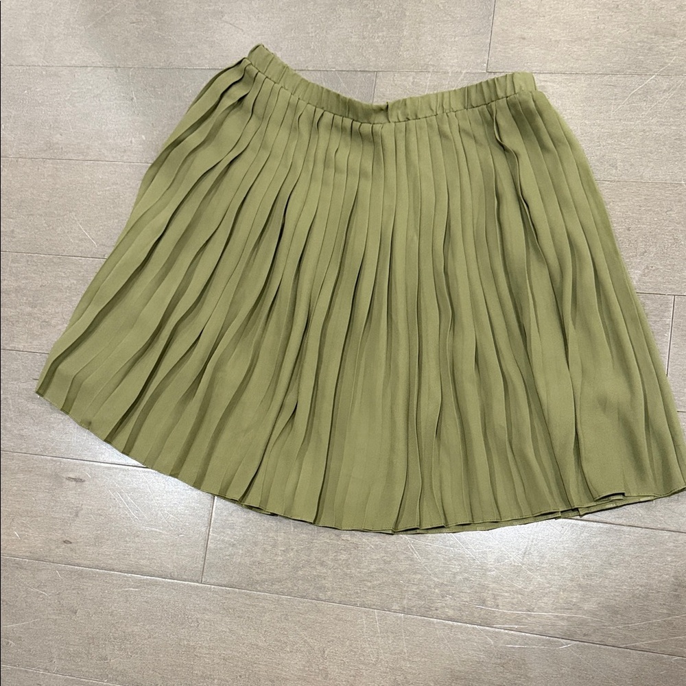EUC Max Studio Sage Green pleated Skirt worn once